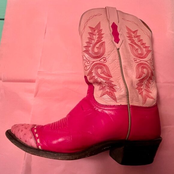Luccese 1883 pink cowboy boots - Picture 12 of 14